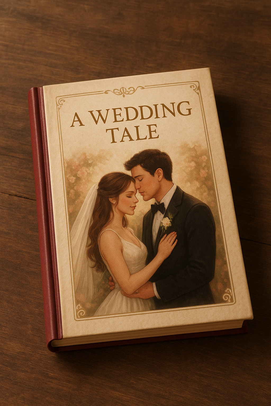 Custom wedding fairytale book