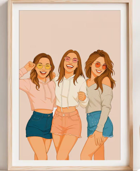 Custom Illustrated Portrait PDF